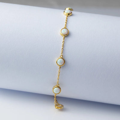 Retro Seven Opal Luxury Bracelet For Wedding