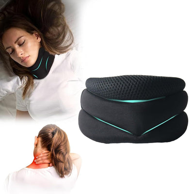 Three layer sponge neck support