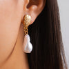 French retro earrings