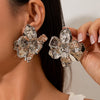 Floral earrings