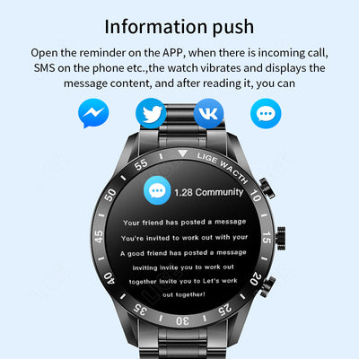 Smart watch multifunctional men's waterproof bracelet