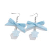 Small Fresh Bow Ribbon Earrings