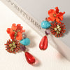 Autumn winter long earrings