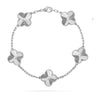 Four leaf clover bracelet for women