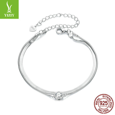 Luxury Mosang Diamond Double Layer Bracelet