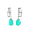 Retro palace style earrings and necklace set for women