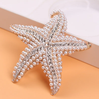 Five pointed star brooch