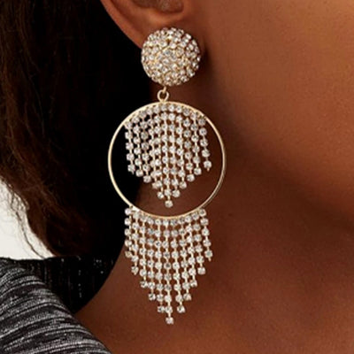 New Multi layer tassel Earrings