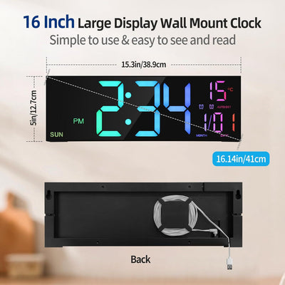 Wall Clock with Remote Control