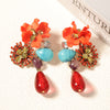 Autumn winter long earrings