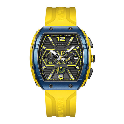 Men's multi-functional casual quartz wristwatch