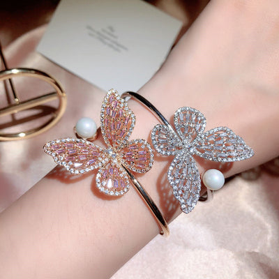 Butterfly Opening Adjustable women's Bracelet