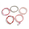 Sweet acrylic bracelet set