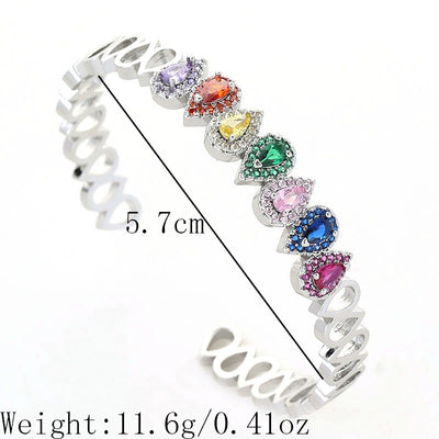 Adjustable opening bracelet for women