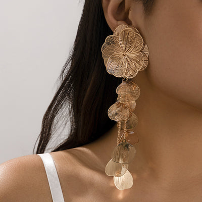 Fashionable Ginkgo leaf earrings ans rings