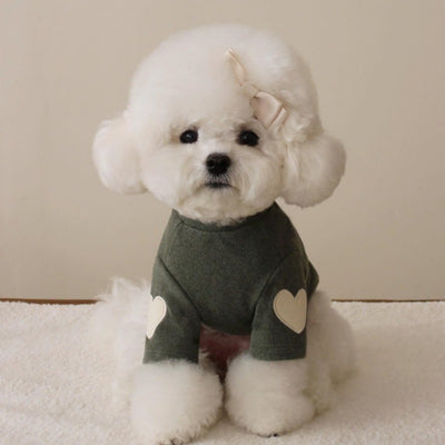 Pet Love Embroidery Warm Clothes