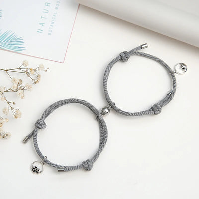 2PCS/SET couple magnetic attraction Bracelet gift