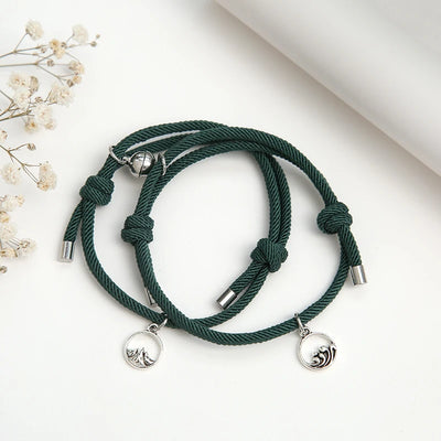 2PCS/SET couple magnetic attraction Bracelet gift