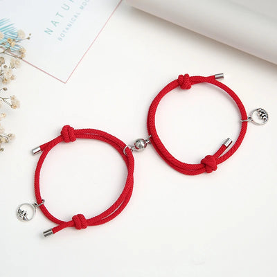 2PCS/SET couple magnetic attraction Bracelet gift