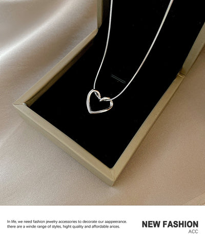 Fashion heart shape pendant necklace 1 piece