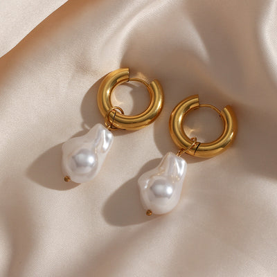 Retro Irregular Water Droplets Earrings