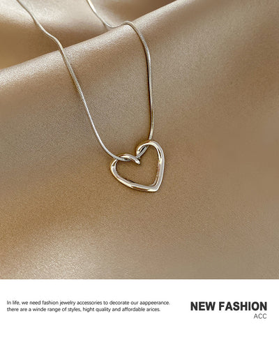 Fashion heart shape pendant necklace 1 piece