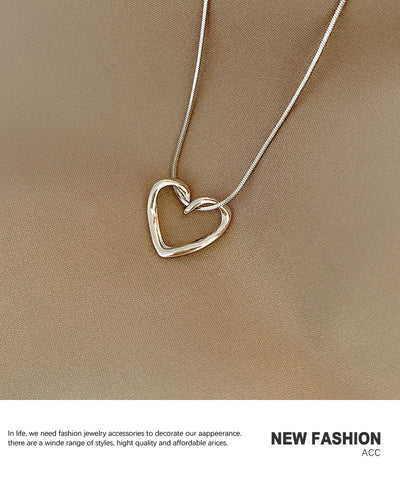 Fashion heart shape pendant necklace 1 piece