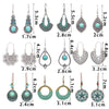 Retro Ethnic Style Water Droplets Drop Earrings