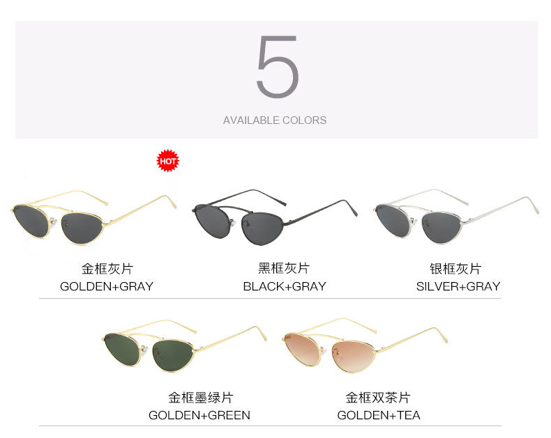 Punk streetwear women's sunglasses