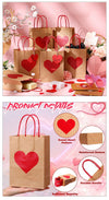 Valentine'S Day Elegant Paper Wedding Party Gift Bags