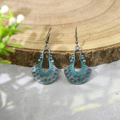 Retro Ethnic Style Water Droplets Drop Earrings