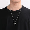 Simple Style Hexagram Pendant Necklace