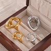 Oval Hollow Out Rings