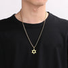 Simple Style Hexagram Pendant Necklace