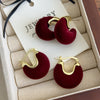 Vintage modern Style ear Studs