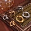 Oval Hollow Out Rings