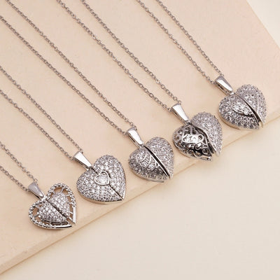 Glam Sexy Heart Pendant Necklace