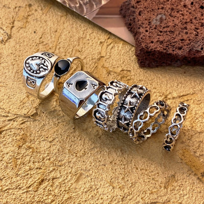 Vintage Style Women'S Ring Sets