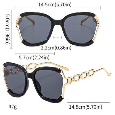 Casual Glam Classic Style Glasses