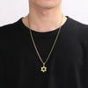 Simple Style Hexagram Pendant Necklace