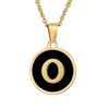 Fashion round letter necklace