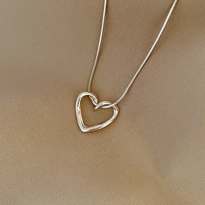 Fashion heart shape pendant necklace 1 piece