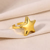 Classic Style Round Star Heart Shape Rings