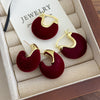 Vintage modern Style ear Studs