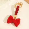 Cute Luxurious Ball Bow Knot Keychain