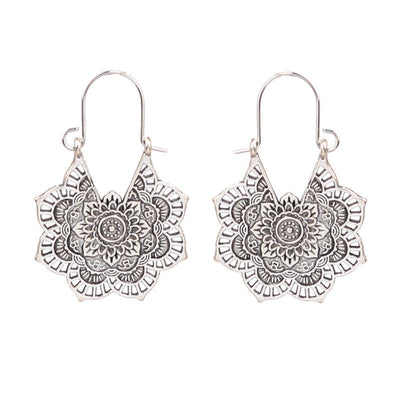 Retro Ethnic Style Water Droplets Drop Earrings