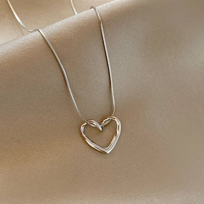 Fashion heart shape pendant necklace 1 piece