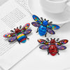 Retro fashion insect brooches for women