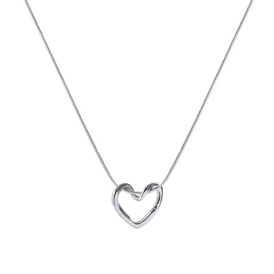 Fashion heart shape pendant necklace 1 piece