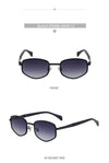 Elegant Streetwear Full Frame Men's Sunglasses